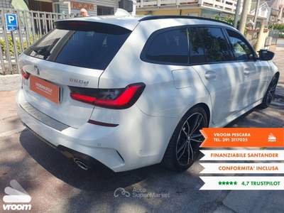 BMW Serie 3 320d 320d 48V Touring Msport Bianco usata Pescara