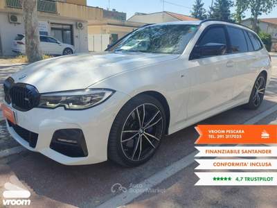 BMW Serie 3 320d 320d 48V Touring Msport Bianco usata Pescara