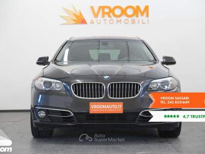 BMW Serie 5 525d 525d Touring Luxury Grigio usata Chilivani
