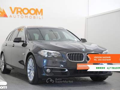 BMW Serie 5 525d 525d Touring Luxury Grigio usata Chilivani