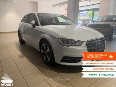 Audi A3 A3 SPB 1.2 TFSI 110 CV S tronic Attraction Bianco usata Campobasso