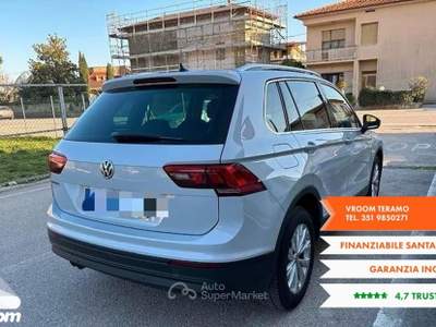 Volkswagen Tiguan Tiguan 1.6 TDI SCR Sport BlueMotion Technology Bianco usata Teramo