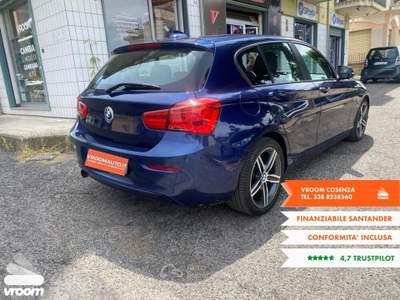 BMW Serie 1 116d 116d 5p. Sport Blu/Azzurro usata Rossano Stazione