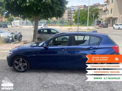 BMW Serie 1 116d 116d 5p. Sport Blu/Azzurro usata Rossano Stazione