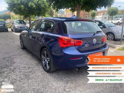 BMW Serie 1 116d 116d 5p. Sport Blu/Azzurro usata Rossano Stazione