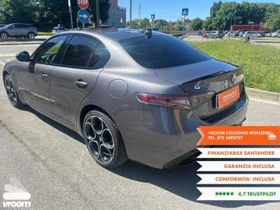 Alfa Romeo Giulia Giulia 2.0 Turbo 280 CV AT8 AWD Q4 Veloce Grigio usata Cologno Monzese