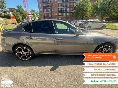 Alfa Romeo Giulia Giulia 2.0 Turbo 280 CV AT8 AWD Q4 Veloce Grigio usata Cologno Monzese