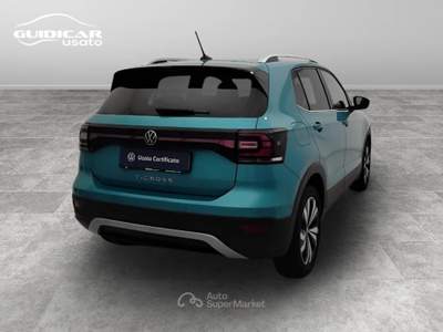 Volkswagen T-Cross 1.0 TSI Advanced Blu/Azzurro usata Lucca