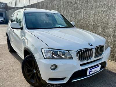 BMW X3 xDrive 30d,TETTO PANORAMICO APRIBILE,pelle Bordeaux,Xeno+Led,Bluetooth,ecc. Bianco usata San Michele Salentino