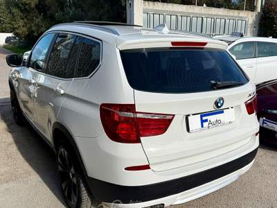 BMW X3 xDrive 30d,TETTO PANORAMICO APRIBILE,pelle Bordeaux,Xeno+Led,Bluetooth,ecc. Bianco usata San Michele Salentino