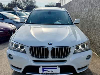 BMW X3 xDrive 30d,TETTO PANORAMICO APRIBILE,pelle Bordeaux,Xeno+Led,Bluetooth,ecc. Bianco usata San Michele Salentino