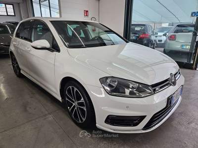 Volkswagen Golf VII 2013 5p 1.4 tsi Highline R-line AUTOMATICO Bianco usata Martinengo