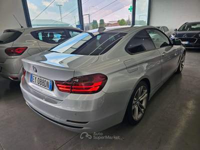 BMW Serie 4 420d 420 Serie 4 F32 2013 Coupe 420d Coupe Sport 184cv auto Argento usata Martinengo