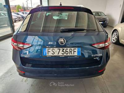 Skoda Superb Wagon 2.0 tdi Laurin 4x4 TAGLIANDI CERTIFICATI Blu/Azzurro usata Martinengo
