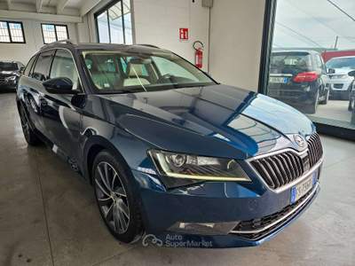 Skoda Superb Wagon 2.0 tdi Laurin 4x4 TAGLIANDI CERTIFICATI Blu/Azzurro usata Martinengo