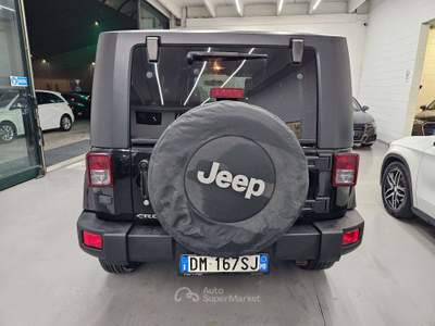 Jeep Wrangler 2.8 crd Sahara AUTOMATICO /4X4  MARCE RIDOTTE Nero usata Martinengo