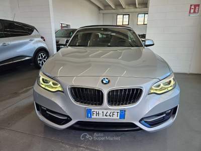 BMW Serie 2 220d 220 Serie 2 F23 Cabrio 220d Cabrio Sport auto Argento usata Martinengo