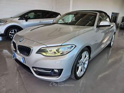 BMW Serie 2 220d 220 Serie 2 F23 Cabrio 220d Cabrio Sport auto Argento usata Martinengo