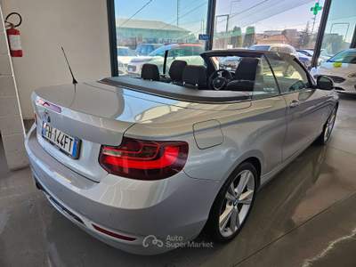 BMW Serie 2 220d 220 Serie 2 F23 Cabrio 220d Cabrio Sport auto Argento usata Martinengo