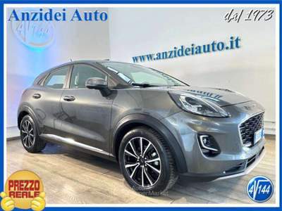 Ford Puma 1.0 EcoBoost Hybrid 125 CV Aut. Titanium Grigio usata Roma