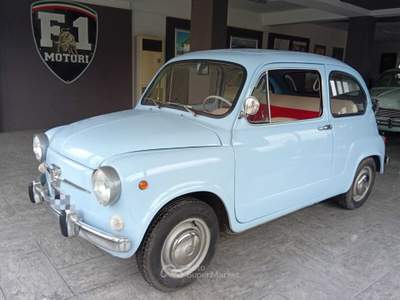 Fiat 600D Libretto circolazione/targhe originali Blu/Azzurro usata Prato
