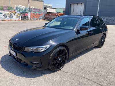 BMW Serie 3 318d 318 318d 48V Touring Nero usata Maserà di Padova