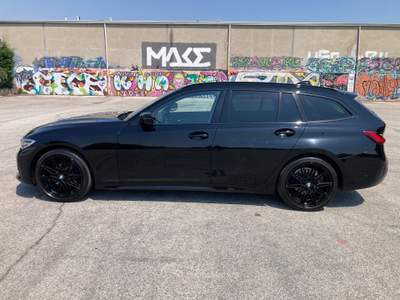 BMW Serie 3 318d 318 318d 48V Touring Nero usata Maserà di Padova