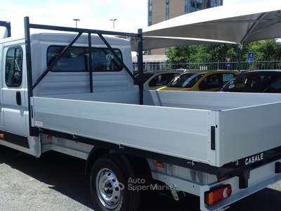 Fiat Ducato 35LH1 DOPPIA CABINA 7 POSTI 2.2MJET 140CV CASSONE FISSO 3.000MM Bianco usata Cherasco
