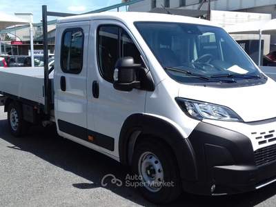 Fiat Ducato 35LH1 DOPPIA CABINA 7 POSTI 2.2MJET 140CV CASSONE FISSO 3.000MM Bianco usata Cherasco
