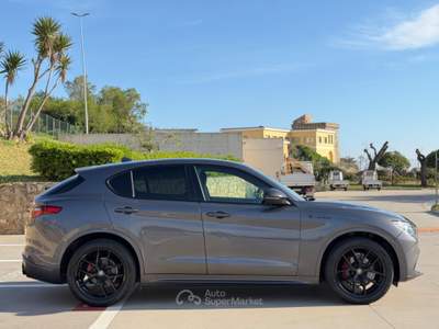Alfa Romeo Stelvio 210CV Q4 VELOCE TI+PELLE ALCANTARA+PACK BLACK Grigio usata Civitavecchia