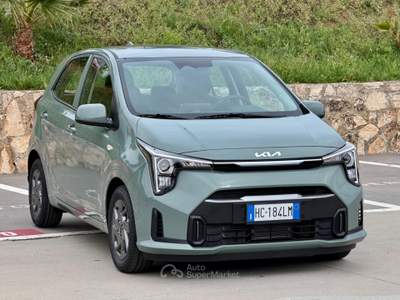 Kia Picanto 1.0 GDi KM0 URBAN+NAVI+CARPLAY+RCAM+PDC Verde usata Civitavecchia