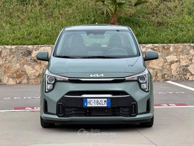 Kia Picanto 1.0 GDi KM0 URBAN+NAVI+CARPLAY+RCAM+PDC Verde usata Civitavecchia
