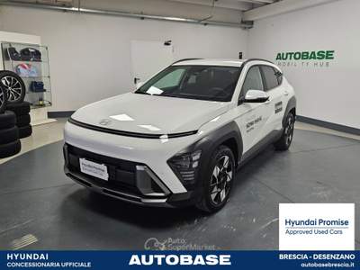 Hyundai Kona 1.6 gdi hev Exellence 2wd 129cv dct + Tetto Black Arancione usata Lonato del Garda