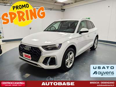 Audi Q5 40 2.0 tdi mhev 12V S line quattro s-tronic Bianco usata Lonato del Garda