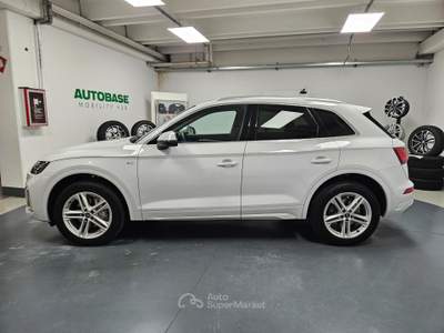 Audi Q5 40 2.0 tdi mhev 12V S line quattro s-tronic Bianco usata Lonato del Garda