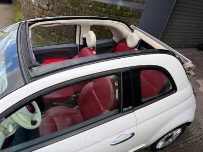 Fiat 500 C 1.2 Lounge cabrio Bianco usata Cesinali