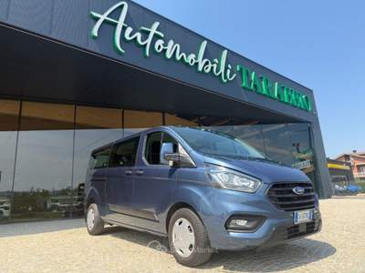 Ford Transit Custom PASSO LUNGO - 9 POSTI - KM 75.000 - PIU' IVA Blu/Azzurro usata Castagnole delle Lanze