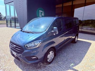 Ford Transit Custom PASSO LUNGO - 9 POSTI - KM 75.000 - PIU' IVA Blu/Azzurro usata Castagnole delle Lanze