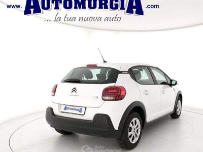 Citroen C3 PureTech 83 S&S You Bianco usata Barletta