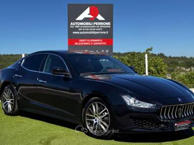 Maserati Ghibli 330cv MHEV (PelleCognac/APP/LED/Retro) Nero usata Castellaneta
