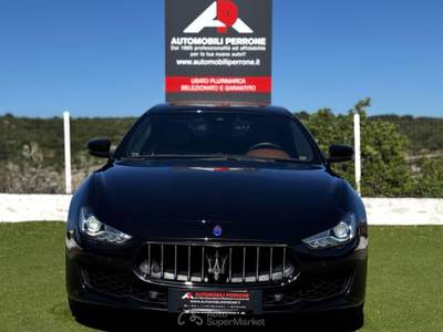 Maserati Ghibli 330cv MHEV (PelleCognac/APP/LED/Retro) Nero usata Castellaneta