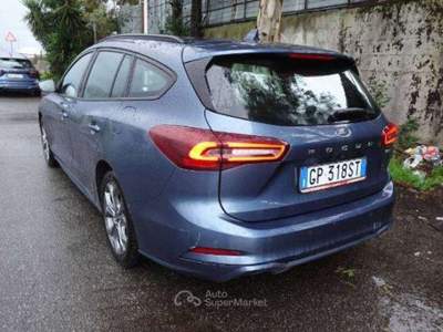 Ford Focus SW 1.0 ecoboost h ST-Line Design 125cv -GP318ST Blu/Azzurro usata Basiliano