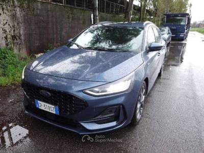 Ford Focus SW 1.0 ecoboost h ST-Line Design 125cv -GP318ST Blu/Azzurro usata Basiliano