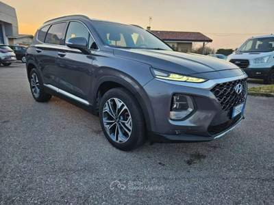Hyundai Santa Fe 2.2 crdi 200cv Xprime 4wd auto A/T - FV943YL Grigio usata Basiliano