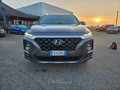 Hyundai Santa Fe 2.2 crdi 200cv Xprime 4wd auto A/T - FV943YL Grigio usata Basiliano
