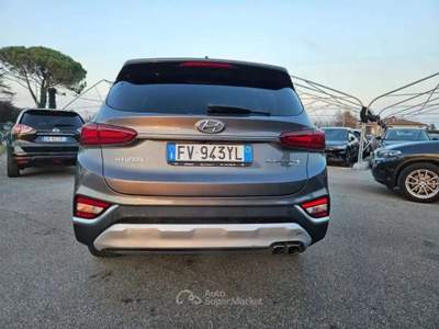 Hyundai Santa Fe 2.2 crdi 200cv Xprime 4wd auto A/T - FV943YL Grigio usata Basiliano