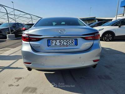 Mazda 6 Berlina 2.2 Exclusive 184cv 6at PELLE -  FZ929SR Argento usata Basiliano
