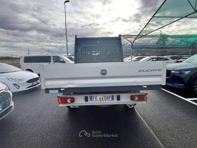 Fiat Ducato Pianale Cassone Doppia Cabina 7 POSTI - FE440BP Bianco usata Basiliano