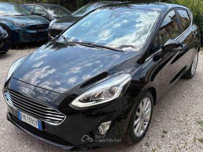 Ford Fiesta 1.0 EcoBoost 100CV 5 porte Powershift Titanium Nero usata Monterotondo