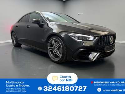 Mercedes-Benz CLA 45 Coupé AMG BURM*BEAM*WIDE*AHK*ESCLUSIVA Nero usata Roma